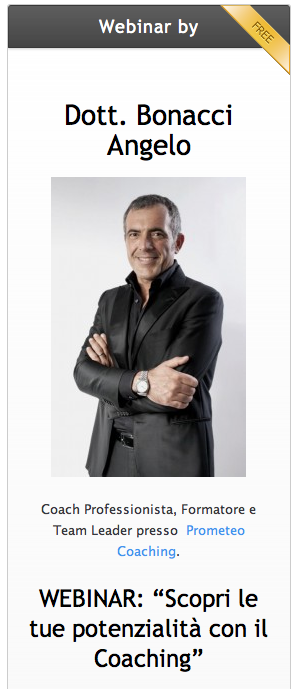 Angelo Bonacci | Coaching Webinar