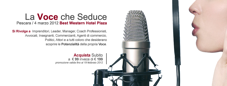 La voce che seduce | Daniela De Meo | Prometeo Coaching La voce che seduce | Daniela De Meo | Prometeo Coaching