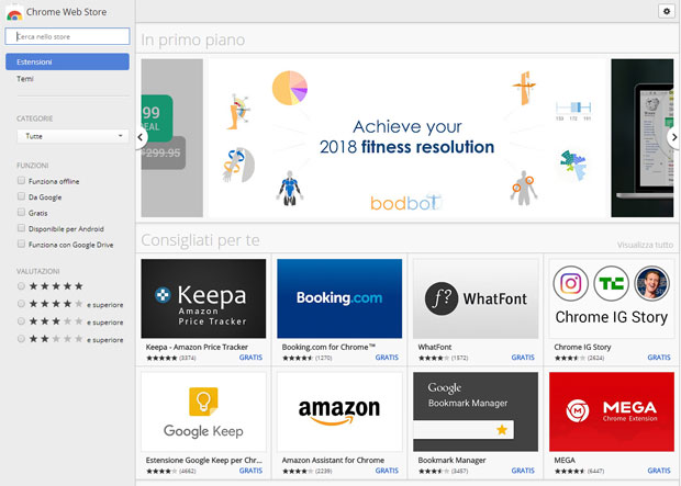 chrome web store